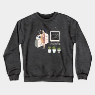 Cat mum era. Crewneck Sweatshirt